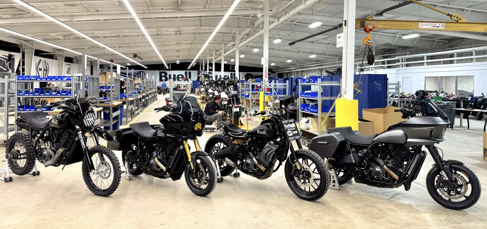 Some custom variants of the Buell Super Cruiser